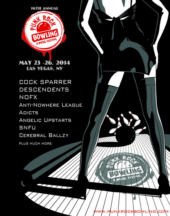The 16th Annual Punk Rock Bowling and Music Festival, May 23-26, 2014