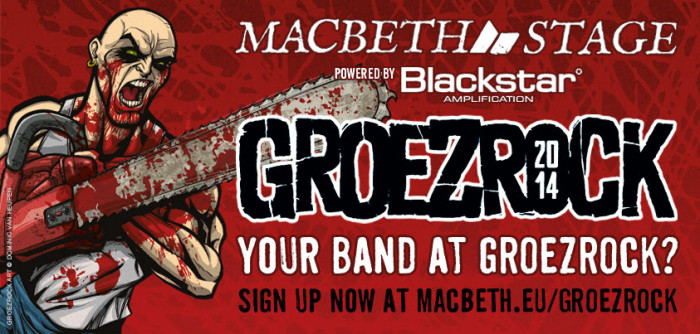 Macbeth Blackstar Groezrock 2014 competition