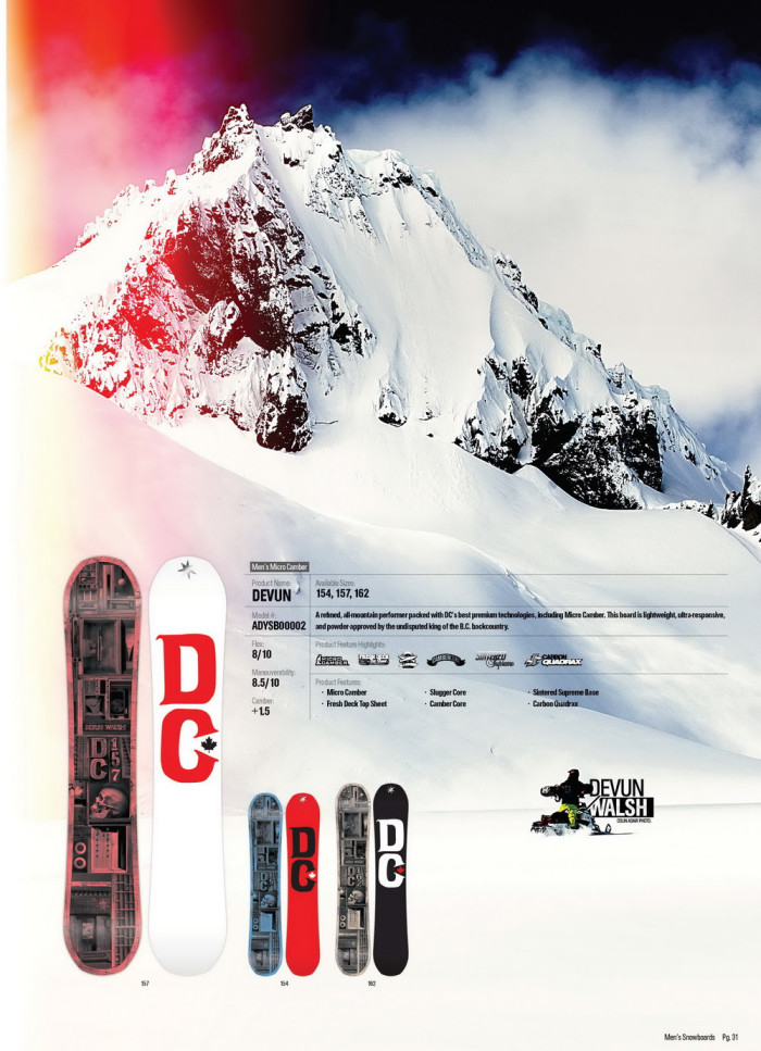 DC Snowboarding: Devun Walsh e Ryane Tiene full parts