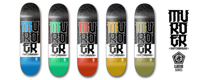 Murder Skateboarding new collection series!