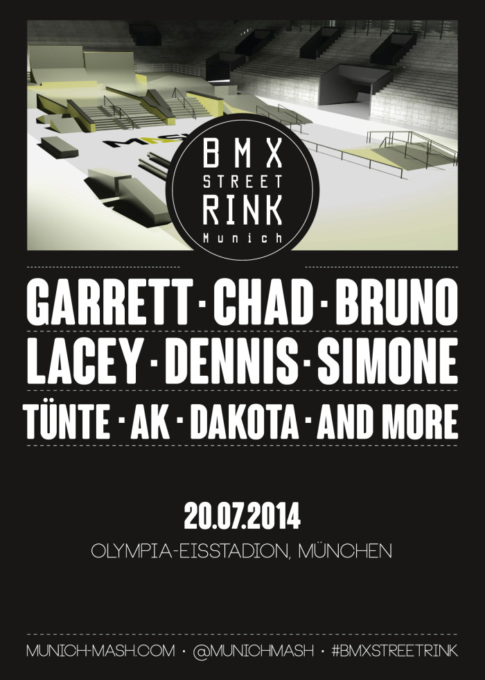 BMX Street Rink 2014 – 5 new riders confimed!