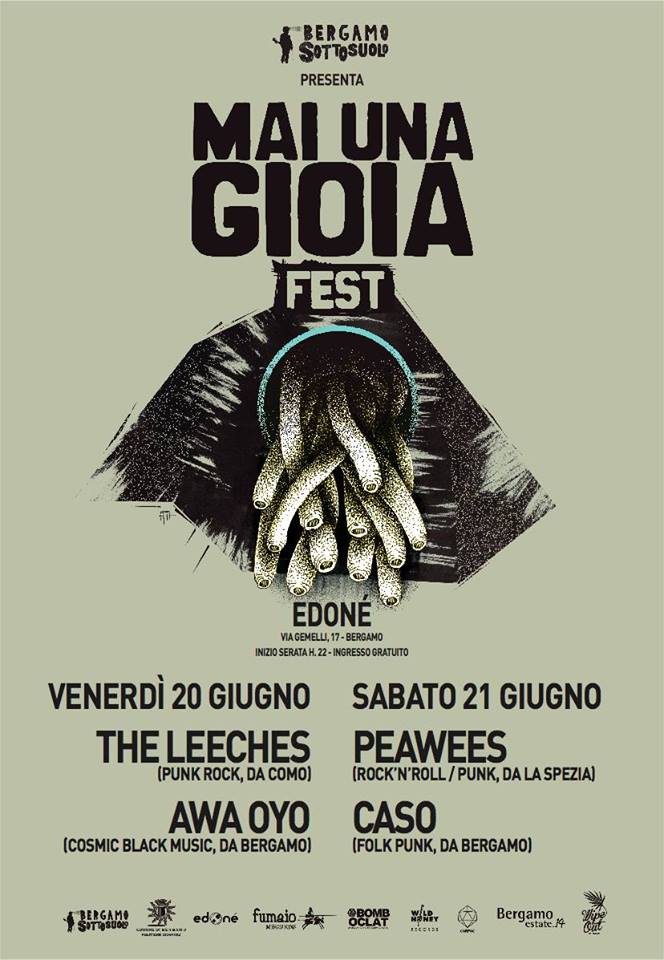 Sottosuolo presenta “Mai Una Gioia Fest”: The Peawees, The Leeches, Caso, Awa Oyo