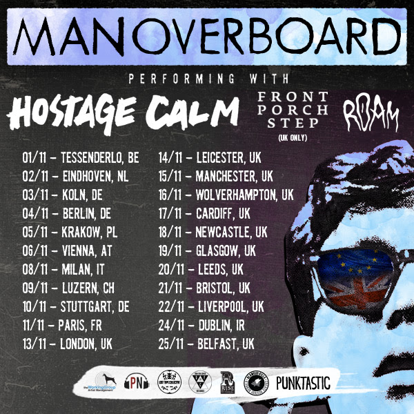 Man Overboard announce European + UK Headline Tour