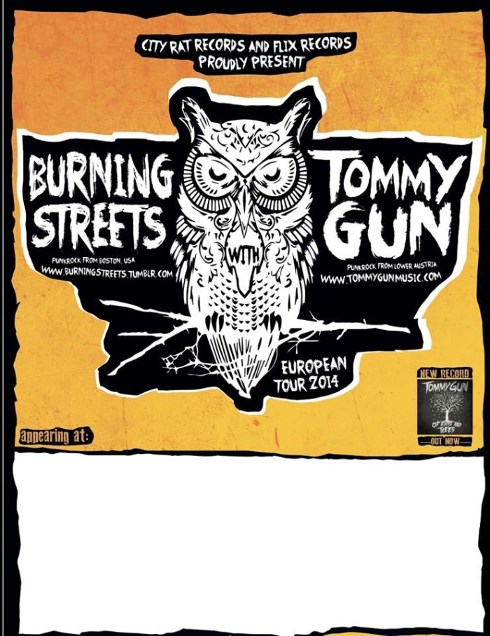 Burning Streets / Tommy Gun – Italy Tour