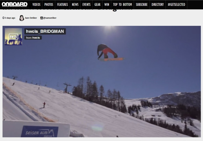 Nicholas Bridgman per DC Snowboarding 2014.15