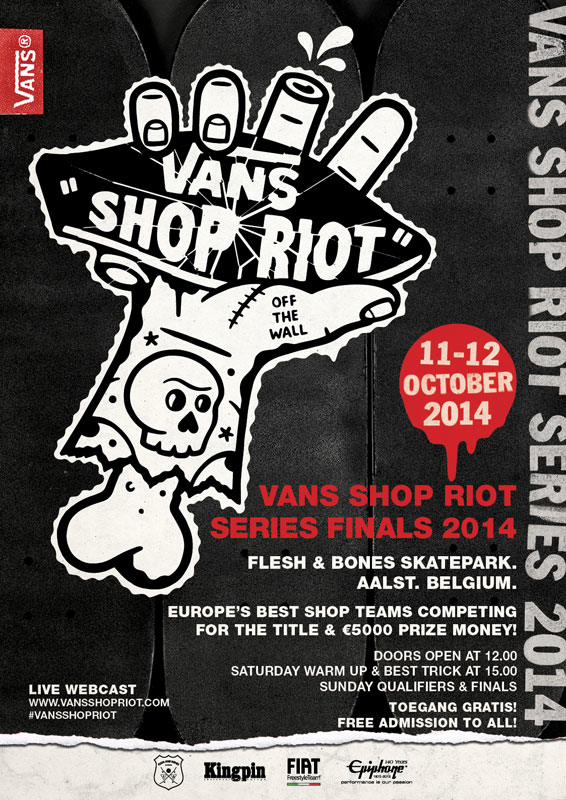 Vans Shop Riot European Final – October 11th + 12th