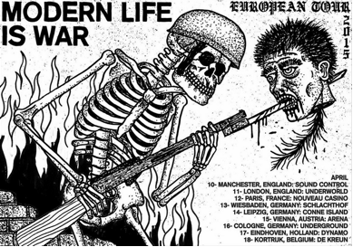 MODERN LIFE IS WAR ANNOUNCE UK & EUROPEAN TOUR IN APRIL 2015