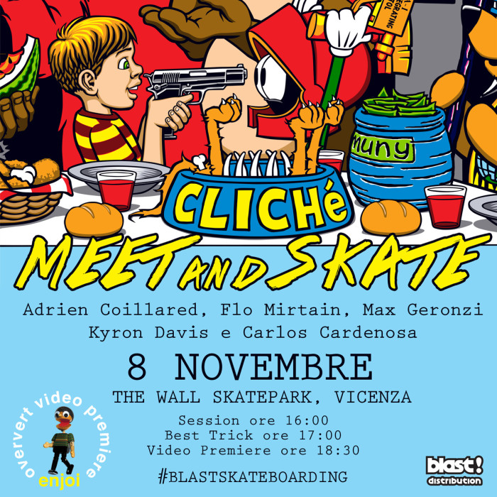 Vicenza, 8 novembre: Clichè Meet & Skate + Enjoi Oververt premiere!!!