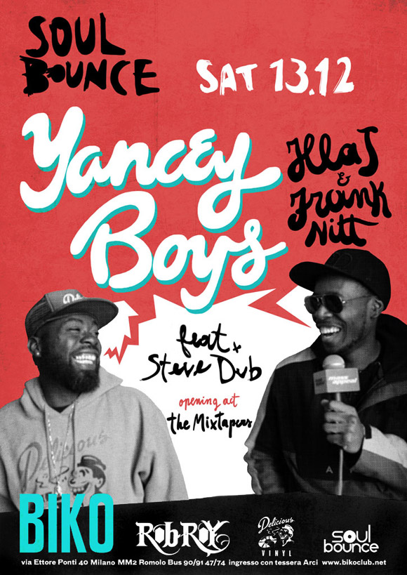 Yancey Boys: per la prima volta in Italia in nome di J Dilla! Sabato 13 al Biko (MI)