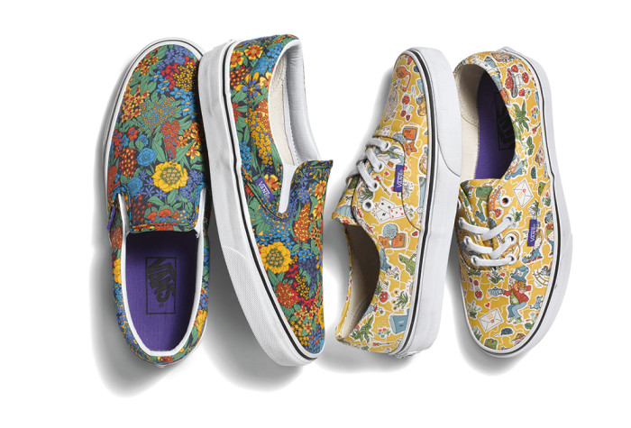 Vans x Liberty Art Fabrics: le nuove stampa ispirate ad Alice nel paese delle meraviglie