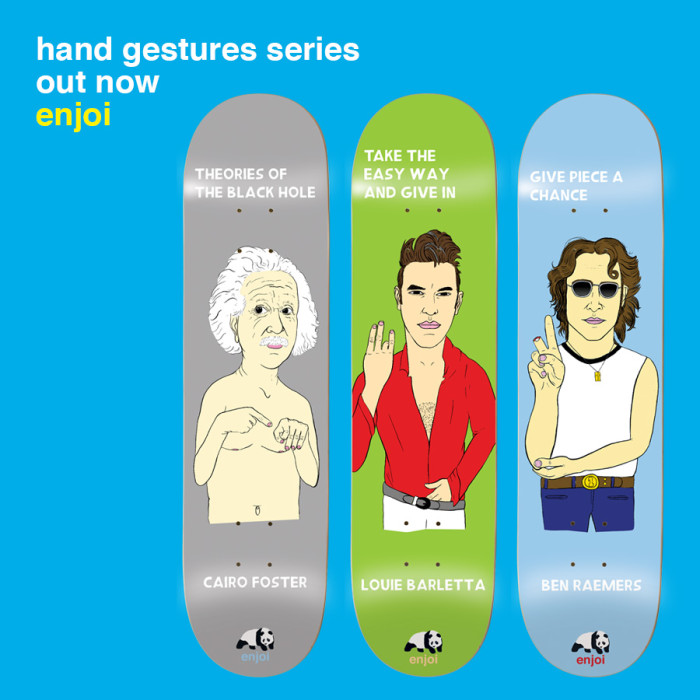 enjoi hand gestures