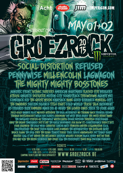 Groezrock: final line up announcement with The Mighty Mighty Bosstones, The Loved Ones, Nasty, Brutus and many more!