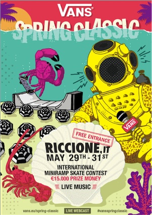 Vans Spring Classic arriva a Riccione – 29/30/31 maggio