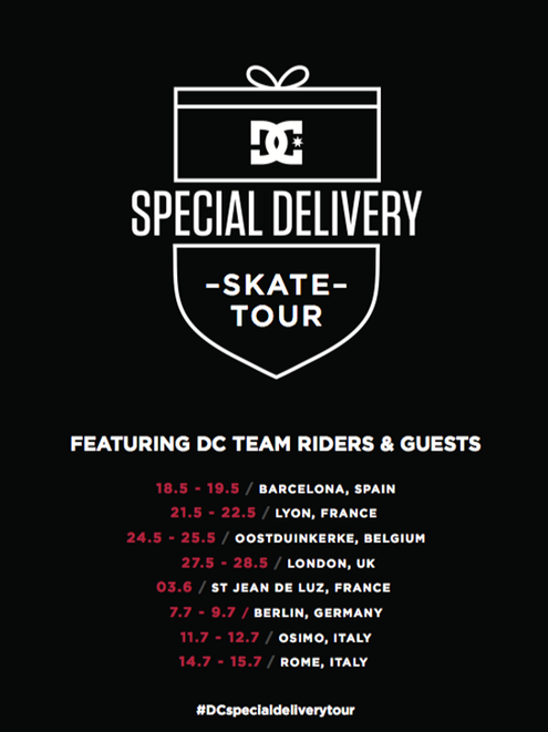 DC’s Special Delivery European skate tour
