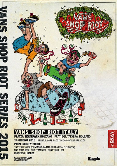 Vans Shop Riot 2015: la più importante sfida europea tra skate shop