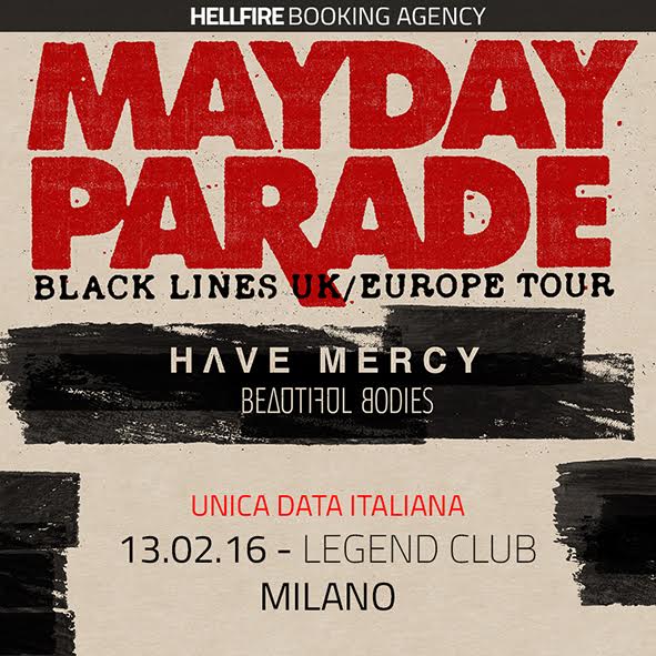 MAYDAY PARADE: UNA DATA ITALIANA IL PROSSIMO FEBBRAIO