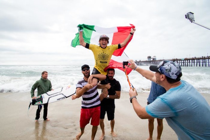 Leonardo Fioravanti è Campione del Mondo di surf under 18