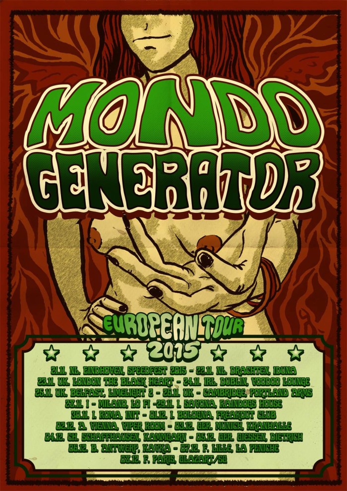Mondo Generator announce dates for 2015 Fall European Tour