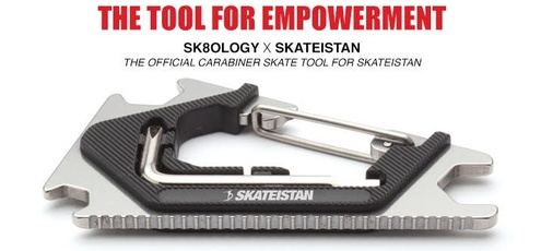 Sk8ology X Skateistan Carabiner Sk8 Tool