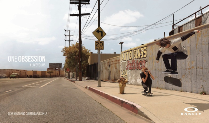 OAKLEY COLLABORA CON LE STAR DELLO SKATEBOARD PER CREARE LATCH