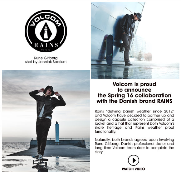 VOLCOM X RAINS