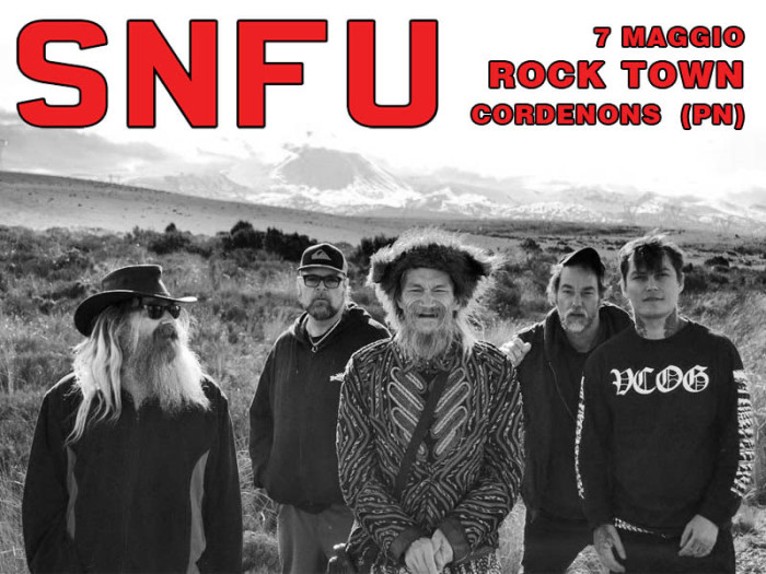 SNFU: il 7 maggio al Rock Town di Cordenons (PN)