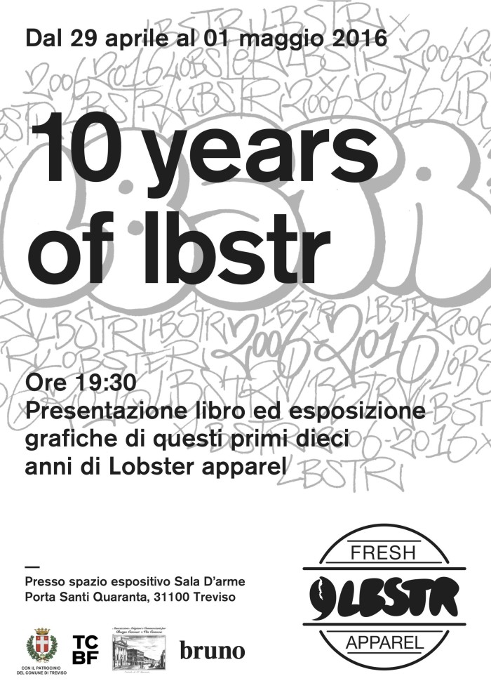 Presentazione ufficiale libro Lobster Apparel / Venerdì 29 Aprile – Treviso