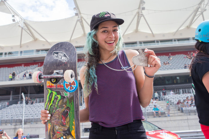 Lizzie hotsell armanto skateboarding