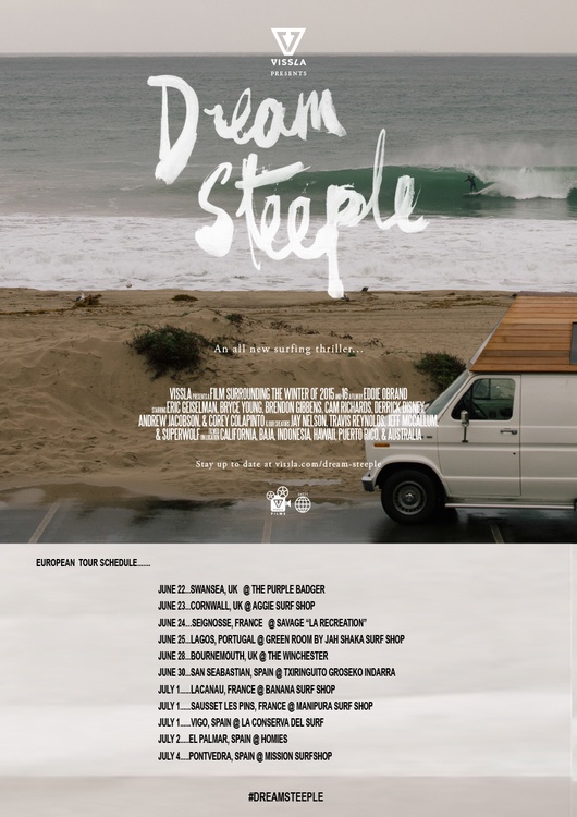Vissla takes ‘Dream Steeple’ on European Movie Tour