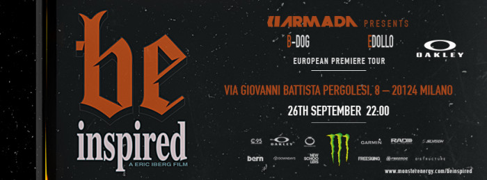 ‘BE INSPIRED’ VIDEO PREMIERE IN MILAN