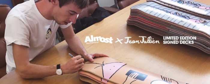Almost Skateboards x Jean Jullien – Limited Edition decks