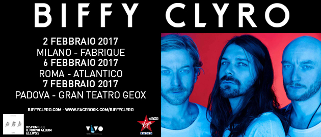 Biffy Clyro + Frank Carter & The Rattlesnakes in Italia a Febbraio