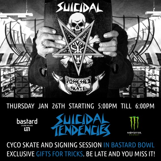 Suicidal Tendencies Cyco skate and signing session
