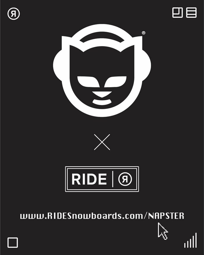 Ride Snowboards x Napster