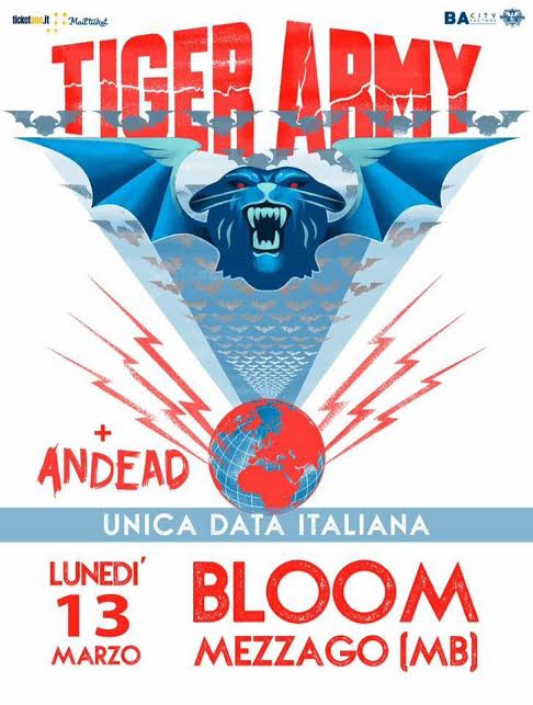 Tiger Army unica data italiana!