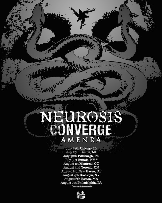 CONVERGE ANNOUNCE SUMMER TOUR DATES WITH NEUROSIS