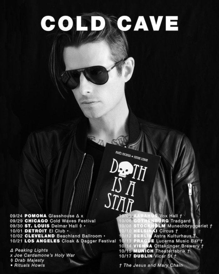 COLD CAVE ANNOUNCES SEPTEMBER & OCTOBER TOUR DATES