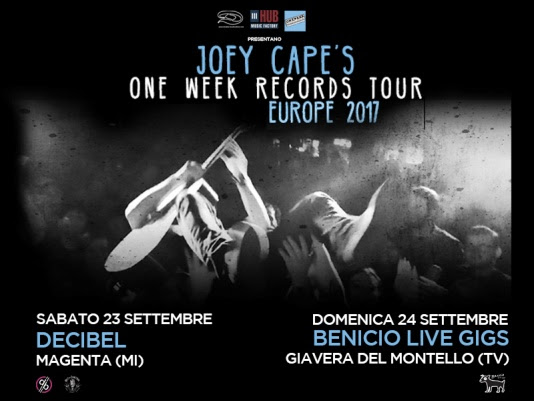 Joey Cape: due appuntamenti a settembre!