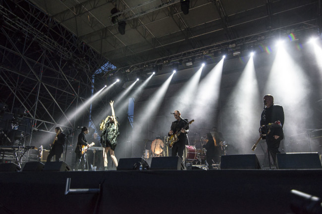 PJ Harvey performs on Todays festival