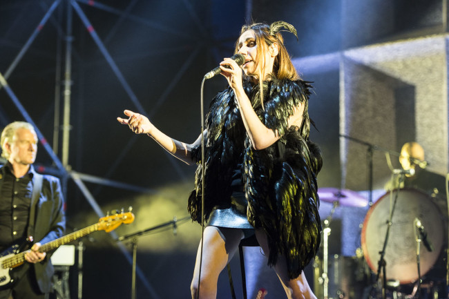 PJ Harvey performs on Todays festival