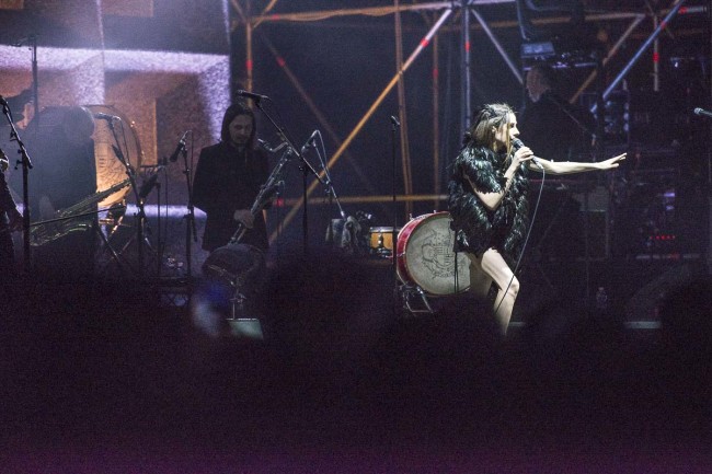 PJ Harvey performs on Todays festival