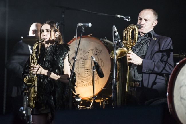 PJ Harvey performs on Todays festival