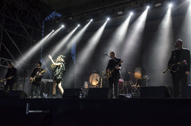 PJ Harvey performs on Todays festival