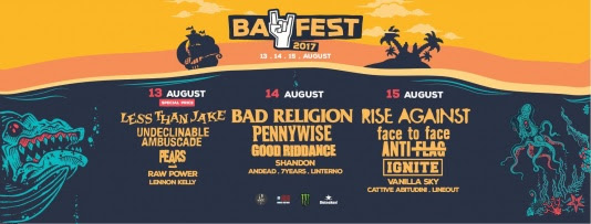 Bay Fest – 13,14,15 agosto: pochi giorni al Ferragosto punk rock per eccellenza!