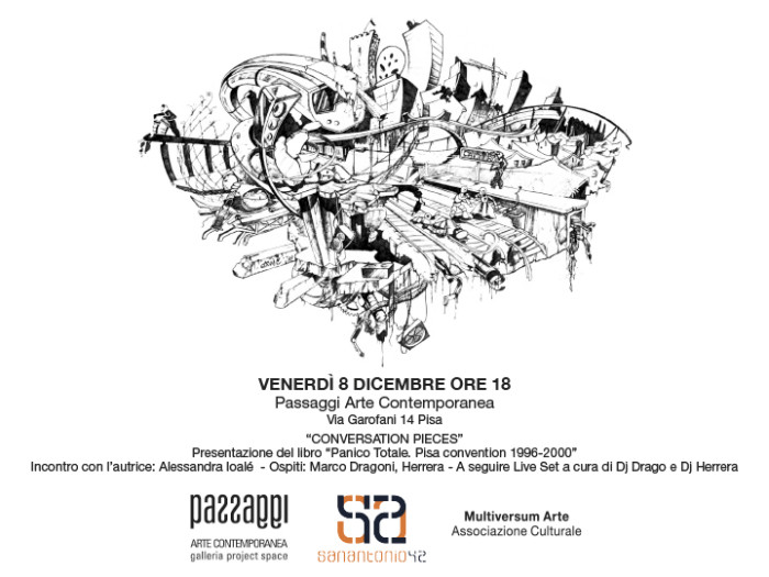 Presentazione del libro ‘Panico Totale’ di Alessandra Ioalé alla Galleria Passaggi di Pisa | Ven. 8 Dic.
