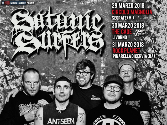 Satanic Surfers: annunciati gli opener della data di Livorno!