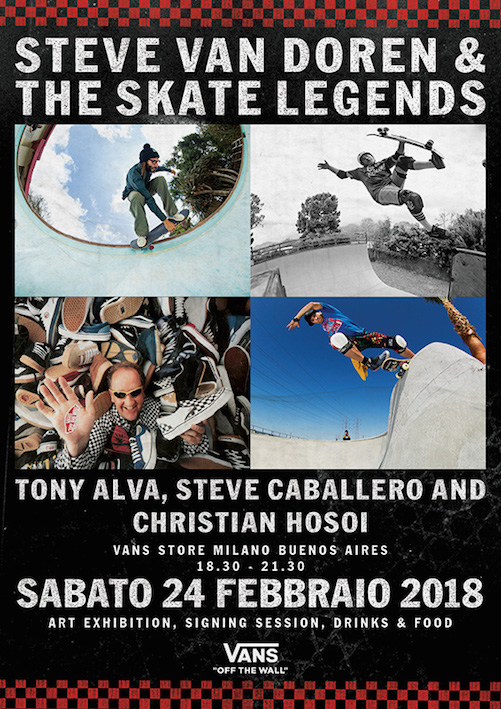 Vans ti invita ad incontrare le leggende dello skateboard – 24 febbraio @ Vans Store Buenos Aires