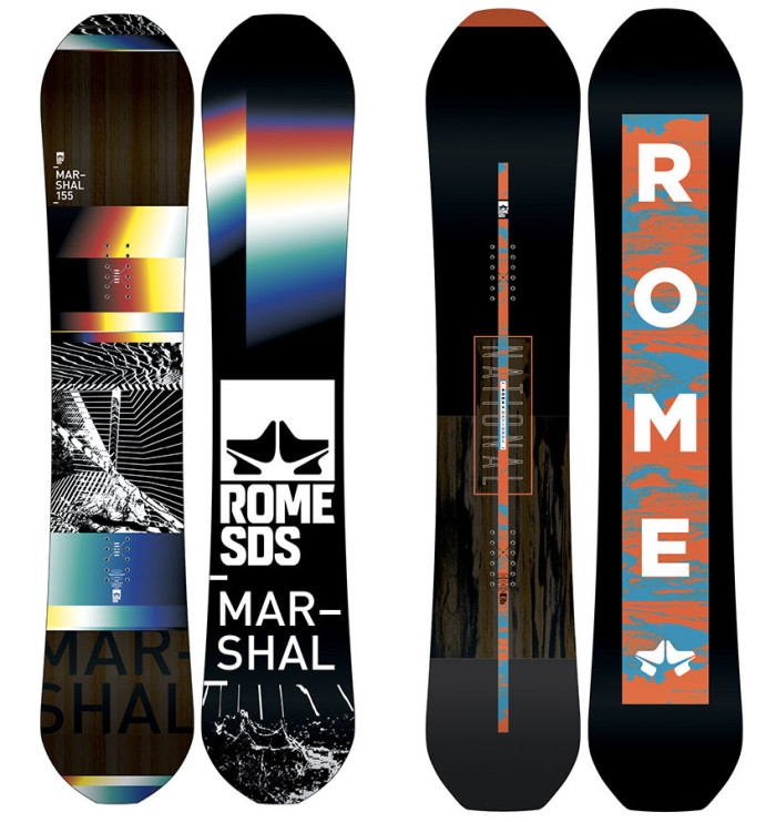 Rome snowboards 2018/9 highlights