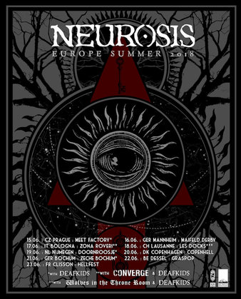 NEUROSIS RETURN TO EUROPE THIS JUNE, WITH SUPPORT FROM DEAFKIDS