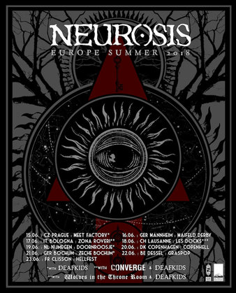NEUROSIS RETURN TO EUROPE THIS JUNE, WITH SUPPORT FROM DEAFKIDS